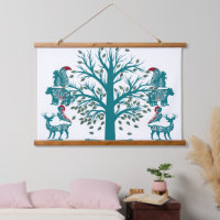 Scandinavia Modern Art Nordic Tree of Life Wall