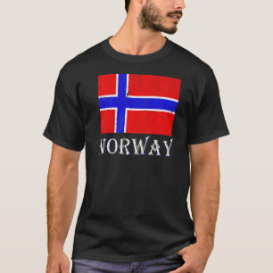 Scandinavia Nordic Country Norwegian Flag Norway T-Shirt