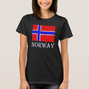Scandinavia Nordic Country Norwegian Flag Norway T-Shirt