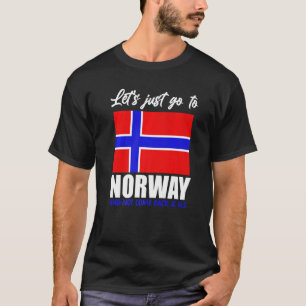 Scandinavia  Norwegian Flag Nordic Country Norway T-Shirt