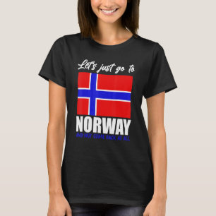 Scandinavia Norwegian Flag Nordic Country Norway T-Shirt