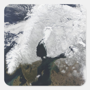 Scandinavia Square Sticker