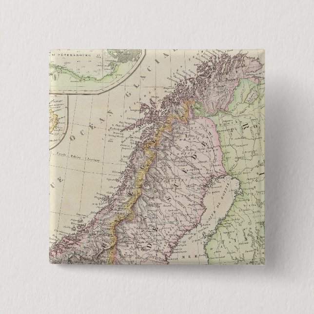 Scandinavia, Sweden 15 Cm Square Badge (Front)