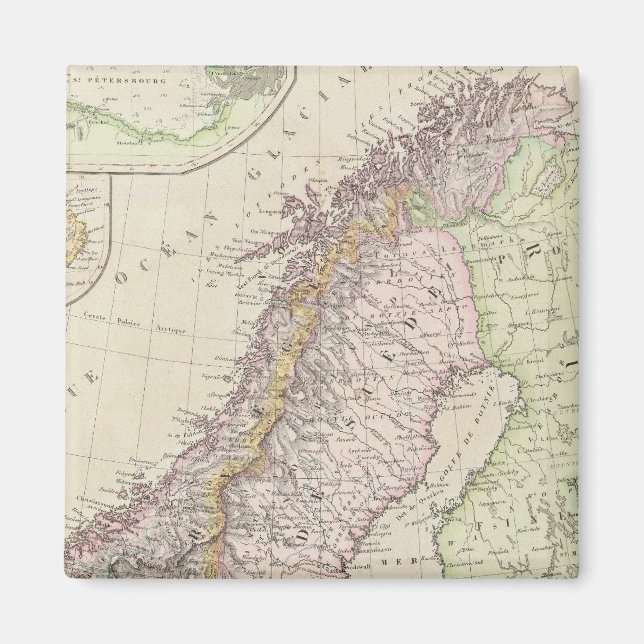 Scandinavia, Sweden Magnet (Front)