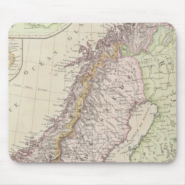 Scandinavia, Sweden Mouse Mat (Front)