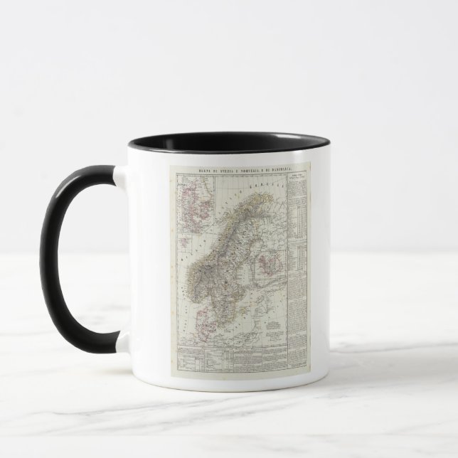 Scandinavia, Sweden, Norway Mug (Left)