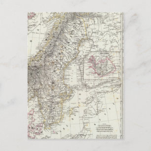 Scandinavia, Sweden, Norway Postcard