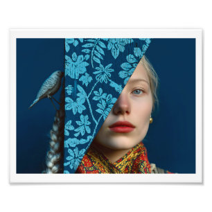 Scandinavia Winter Holiday Postcard Photo Print