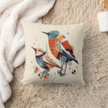 Scandinavian Abstract Birds, customisable