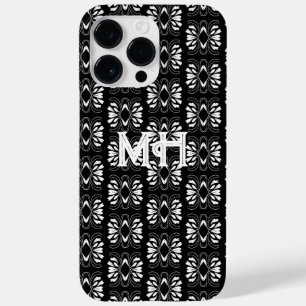 Scandinavian Black and White Modern Flair Design Case-Mate iPhone 14 Pro Max Case