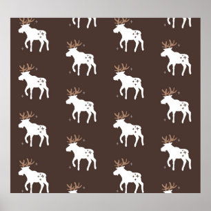 Scandinavian Chic: Vintage Seamless Patterns Poster