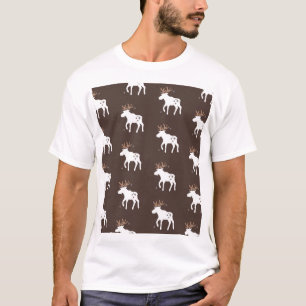 Scandinavian Chic: Vintage Seamless Patterns T-Shirt