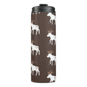 Scandinavian Chic: Vintage Seamless Patterns Thermal Tumbler