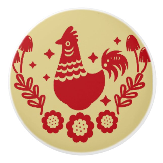 Scandinavian chicken knob (Front)