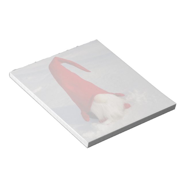 Scandinavian Christmas Gnome Notepad (Angled)