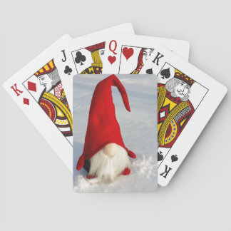 Scandinavian Christmas Gnome Playing Cards