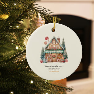 Scandinavian Christmas Magic Ceramic Tree Decoration