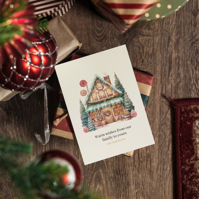 Scandinavian Christmas Magic Holiday Card (Creator Uploaded)