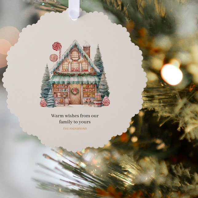 Scandinavian Christmas Magic Tree Decoration Card (Creator Uploaded)
