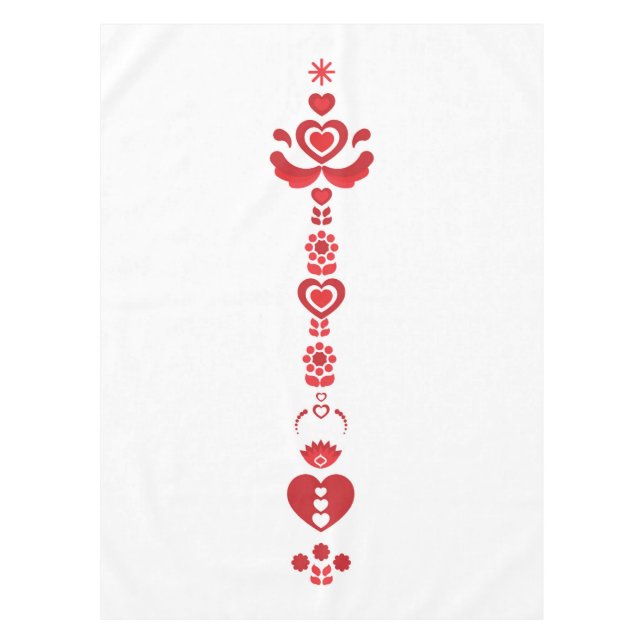 Scandinavian Christmas Modern Pattern Tablecloth (Front)