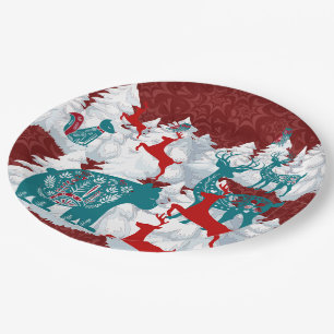 Scandinavian Christmas  Paper Plate