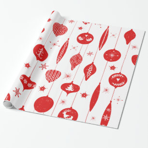 Scandinavian Christmas pattern Wrapping Paper