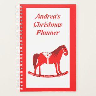 Scandinavian Christmas Rocking Horse Custom Planner