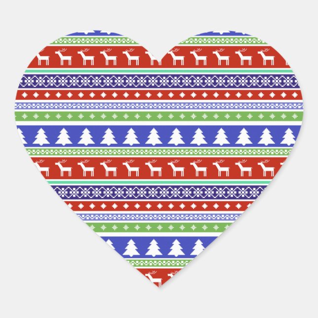 scandinavian christmas stickers (Front)