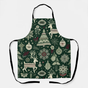 Scandinavian Christmas Time Apron