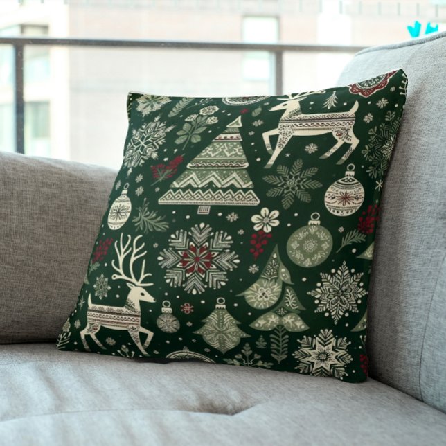 Scandinavian Christmas Time Cushion (Creator Uploaded)