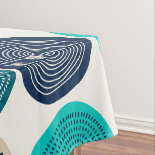 Scandinavian Circle Dots Mandala Pattern 1 Tablecloth