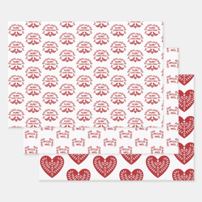 Scandinavian Coordinating Wrapping Paper Sheets (Set)