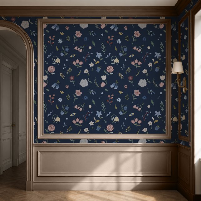 Scandinavian Cottagecore Botanical Wallpaper (Creator Uploaded)