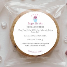 Scandinavian Cupcake Bakery Ingredient List