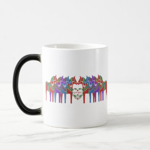 Scandinavian Dala Horses God Jul Christmas Magic Mug