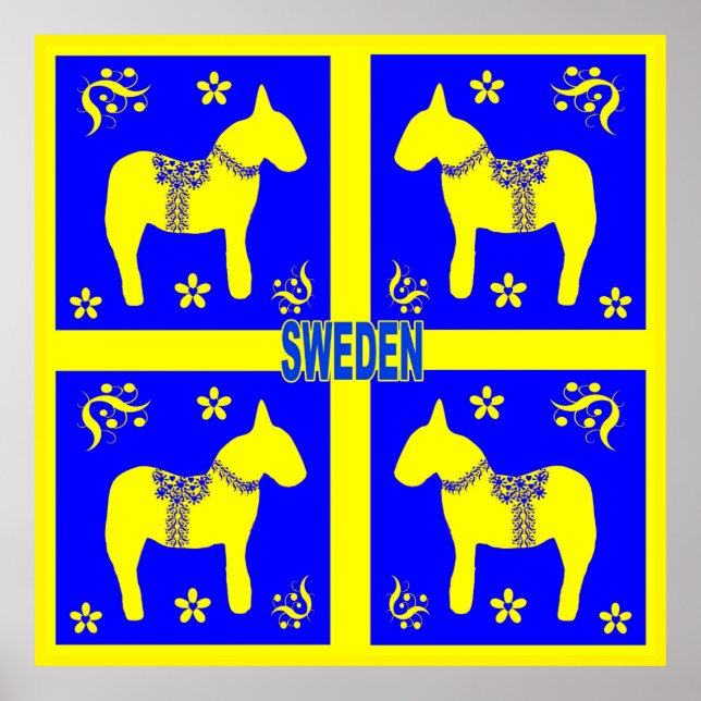 scandinavian design, Glad midsommar Poster (Front)