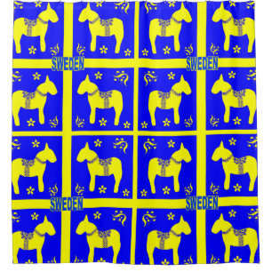 Scandinavian design shower curtain