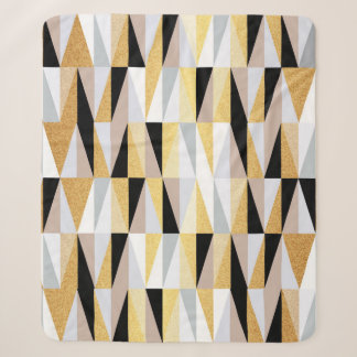 scandinavian design triangles seamless pattern vin sherpa blanket