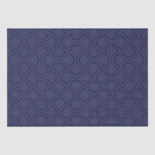 Scandinavian Ditsy Winter Navy & Gold Art Deco Tissue Paper