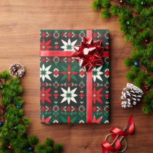 Scandinavian Fair Isle Christmas Edition 3 Wrapping Paper