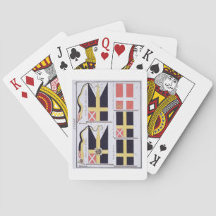 Scandinavian Flags, from a French book of Flags, c Playing Cards