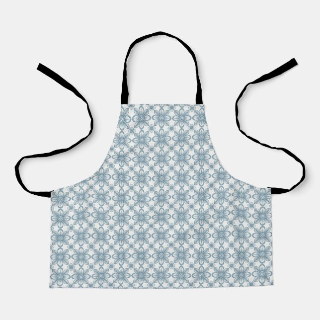 Scandinavian Floral Pattern Apron (Front)