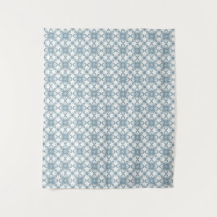 Scandinavian Floral Pattern Tapestry