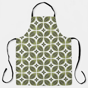 Scandinavian Floral: Seamless Vintage Design. Apron