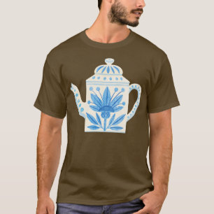 Scandinavian Floral Teapot T-Shirt