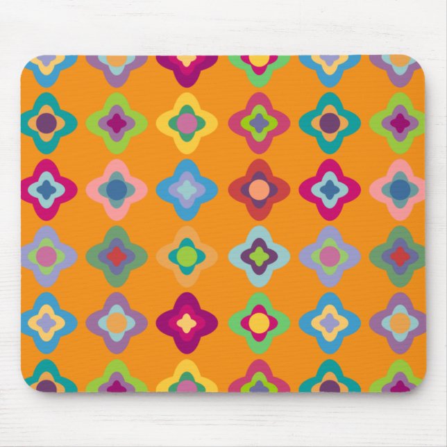 Scandinavian Flowers Mousepad (Front)