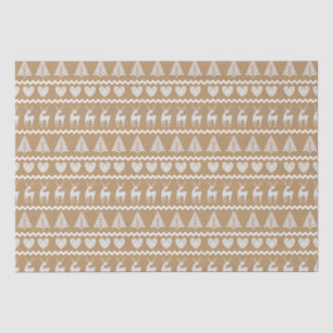 Scandinavian Folk Art Christmas Tissue Paper