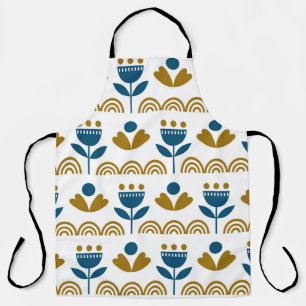 Scandinavian folk art, colourful pattern. apron