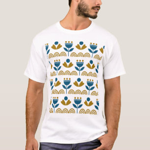 Scandinavian folk art, colourful pattern. T-Shirt