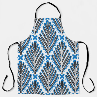 Scandinavian Folk Art: Floral Retro Design Apron